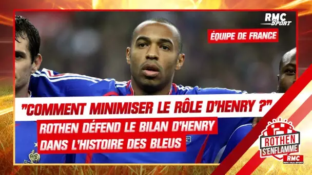 Équipe de France : "Comment tu peux minimiser Henry ?", Rothen défend le bilan d'Henry en Bleus