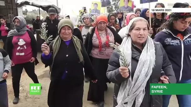 Syrie : une marche pour protester contre la présence turque à Afrine