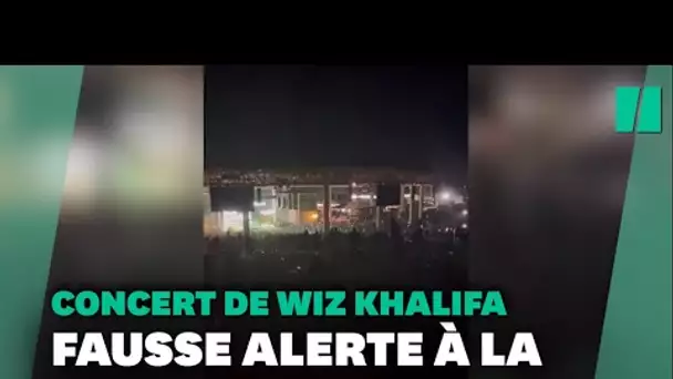 Immense bousculade après une fausse alerte à la fusillade au concert de Wiz Khalifa