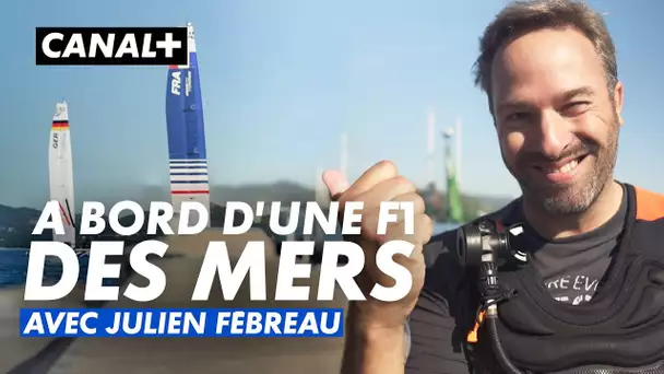 Julien Fébreau embarque avec l'équipe de France de SailGP