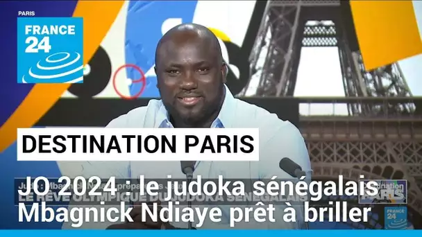 JO 2024 : le judoka sénégalais Mbagnick Ndiaye prêt à briller à Paris • FRANCE 24
