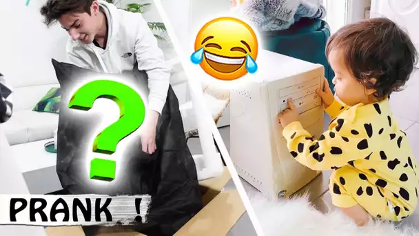 PRANK : NOUVEAU PC GAMER POUR JOSH ... OU PAS !? 😂