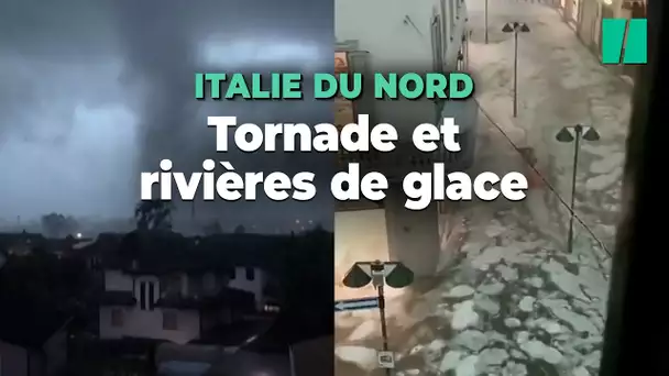 Tornade et rivière de glace : des intempéries impressionnantes près de Milan