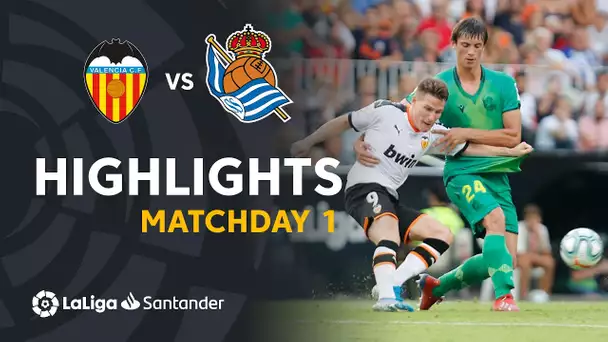 Highlights Valencia CF vs Real Sociedad (1-1)