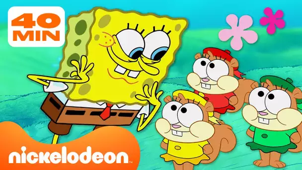 Les meilleurs moments de la famille de Bob l'éponge ! | Compilation de 50 minutes | Nickelodeon