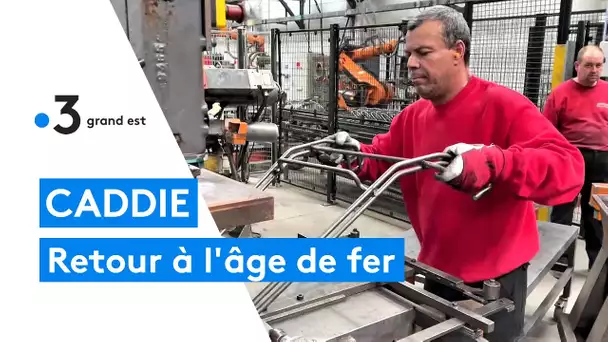 Caddie arrête sa production de chariots en plastique pour revenir à l'acier