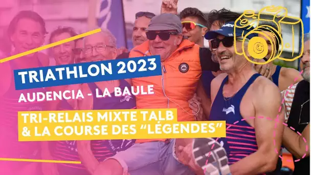 Triathlon Audencia-La Baule 2023 : [Diaporama] leTri-Relais Mixte TALB & la course des "Légendes"