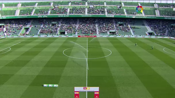 Calentamiento Elche CF vs Deportivo Alavés