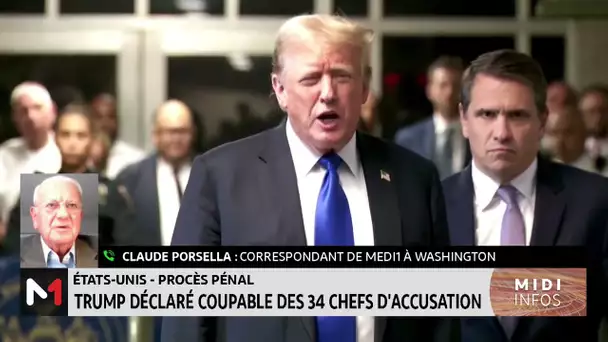 Etats-Unis-procès pénal : Trump déclaré coupable des 34 chefs d´accusation
