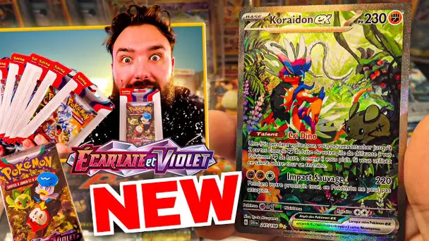 MEILLEURE OUVERTURE 10 BOOSTERS POKEMON ECARLATE et VIOLET FRANCAIS AU MONDE !