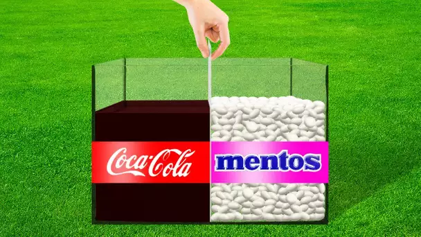 Expérience : Coca-Cola vs Mentos !