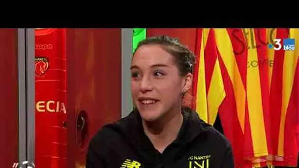 #USBFOOT n°44 : Charline Volard joueuse du FC Nantes invitée d' "Une semaine en ballon"