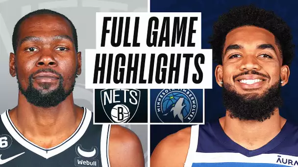 NETS at TIMBERWOLVES | NBA PRESEASON FULL GAME HIGHLIGHTS | October 14, 2022