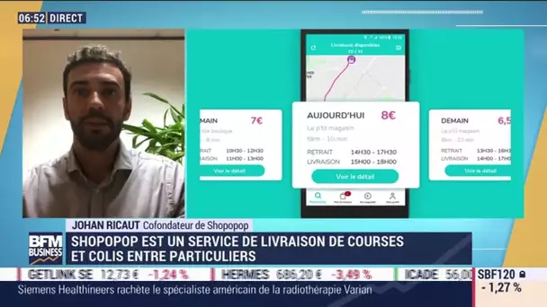 Johan Ricaut (Shopopop) : Shopopop, un service de livraison de courses et colis entre particuliers