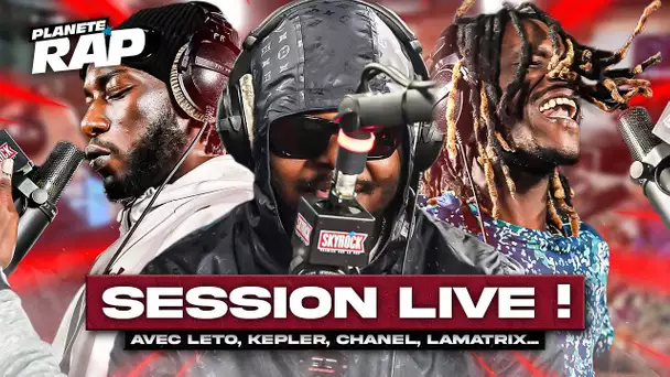 SESSION FREESTYLE avec Leto, Kepler, Tvslym, Chanel, Kamas Skuh, Lamatrix, Krody... #PlanèteRap