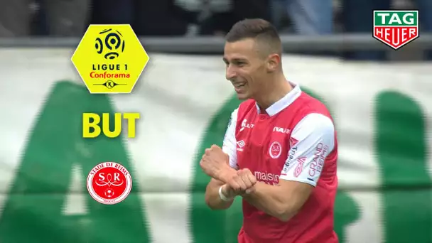 But Rémi OUDIN (10') / Stade de Reims - AS Saint-Etienne (3-1)  (REIMS-ASSE)/ 2019-20