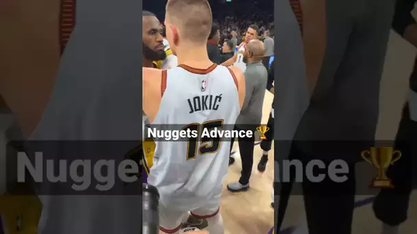 The BEST MOMENTS From The NBA Western Conference Champions🏆 The Denver Nuggets! | #Shorts