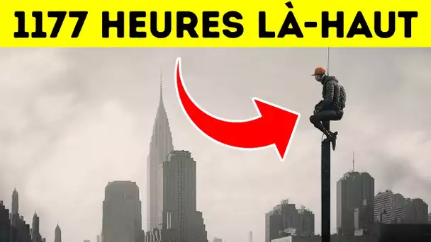 L'homme qui a passé 49 jours assis sur un mât de drapeau