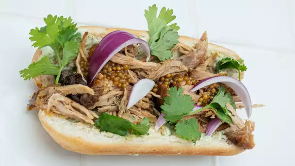 Recette qui en jette - Hot pulled pork dog