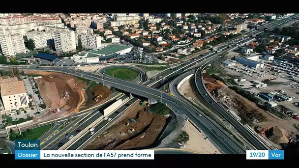 Toulon : gros plan sur les travaux d'élargissement de l'A57
