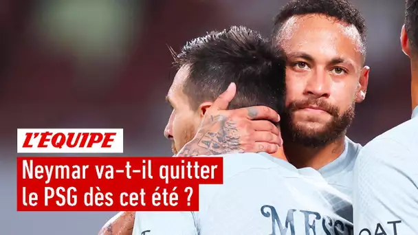 MERCATO : Neymar va-t-il quitter le PSG cet été ? Une déclaration de Galtier sème le trouble