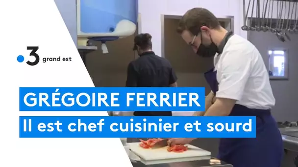 Grégoire Ferrier est chef cuisiner sourd et malentendant
