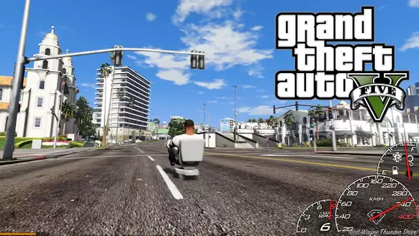 GTA 5 ALLER A 400 KMH AVEC... UN WC + STUNT