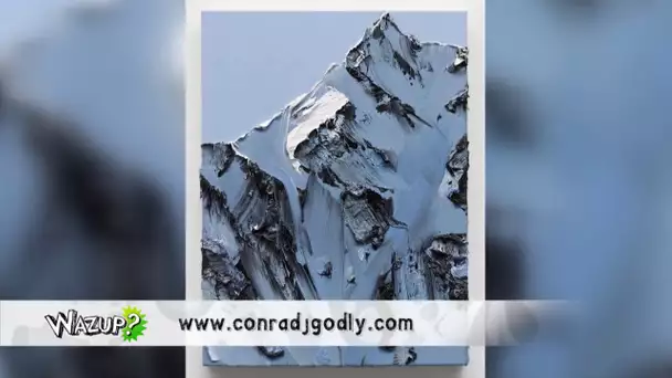 WAZUP du 12/12/2017 : Les Peintures De Conrad Jon Godly sur Gulli ! 🎿🌄