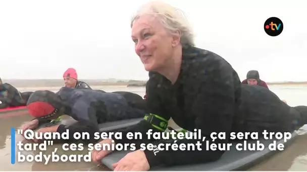 "Quand on sera en fauteuil, ça sera trop tard", ces seniors se créent leur club de bodyboard