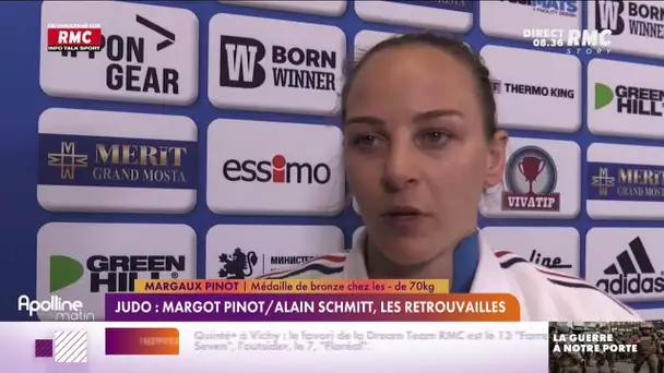 Judo : retrouvailles entre Margot Pinot et Alain Schmitt aux championnats d'Europe