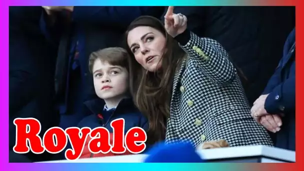 Prince George m0ntre une rivalité ludique avec Kate dans un engagement rare ''Je ne t'ai pas taclé!'