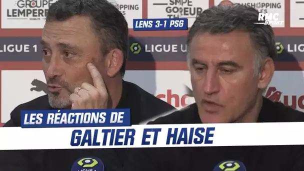 Lens 3-1 PSG : Les réactions de Galtier et Haise