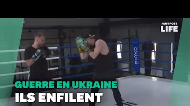 Guerre en Ukraine: À Kiev, une salle de boxe pour surmonter le stress du conflit