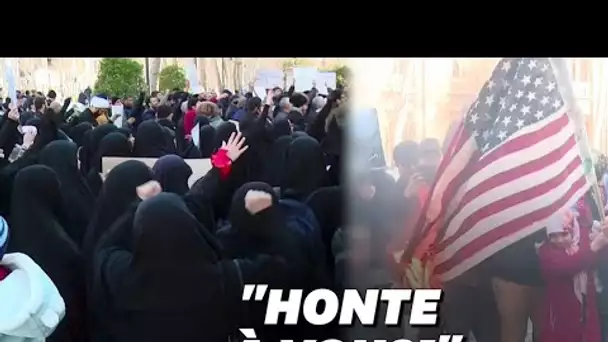 Drapeau américain brûlé, "ministre incompétent", nouvelle protestation à Téhéran