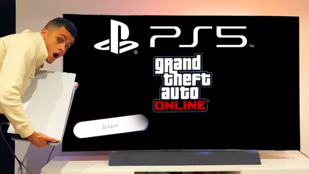 JE TEST GTA 5 ONLINE SUR PLAYSTATION 5 ET ... ! (Live)