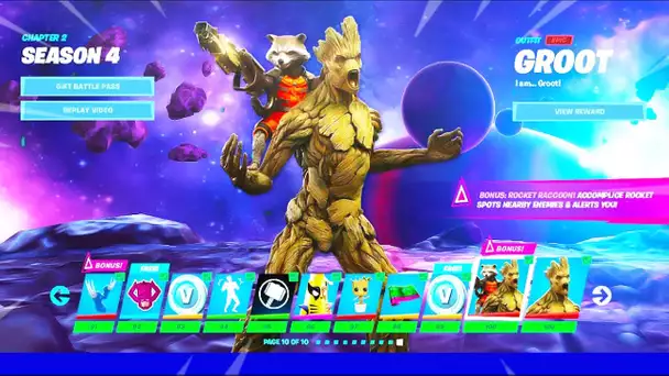 LA SUITE DE L'HISTOIRE DE LA SAISON 4 ! THOR RECONTRE LES SKINS FORTNITE ! (FORTNITE SAISON 4)