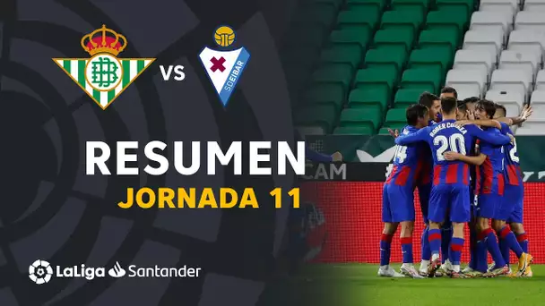 Resumen de Real Betis vs SD Eibar (0-2)