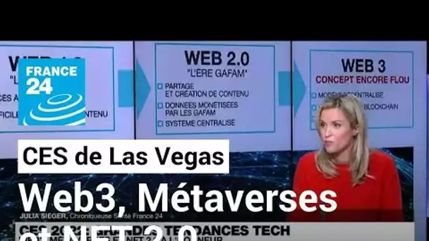 CES de Las Vegas : Web3, Métaverses et NFT 2.0 à l'honneur • FRANCE 24