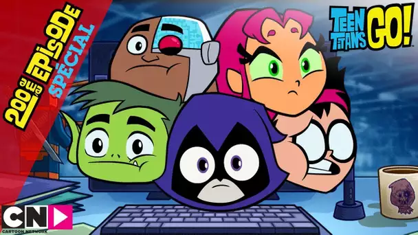 L&#039;égocentrique et spectaculaire 200ème épisode (Partie 1) | Teen Titans Go! | Cartoon Network
