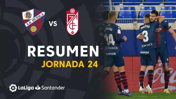 Resumen de SD Huesca vs Granada CF (3-2)