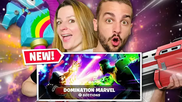 ON DECOUVRE LE NOUVEAU MODE DOMINATION MARVEL SUR FORTNITE EN DUO !