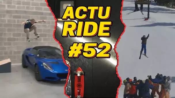 ACTU RIDE #52 : Accident au télésiège, Joseph Garbaccio se surpasse, Kai Lenny change de sport !