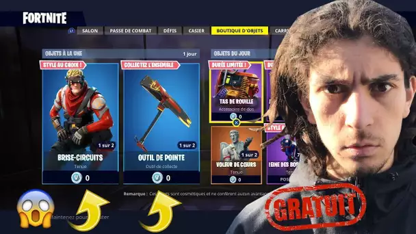 LA NOUVELLE BOUTIQUE EST GRATUITE A CAUSE DES BUG FORTNITE ! OMG