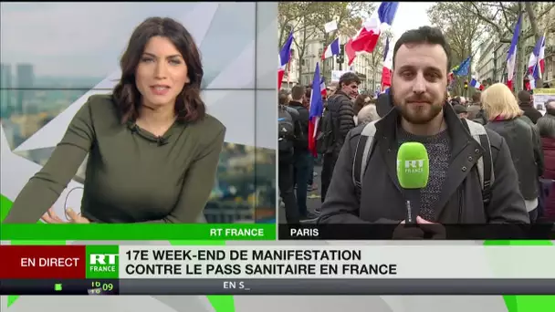Dix-septième week-end de manifestation contre le pass sanitaire en France