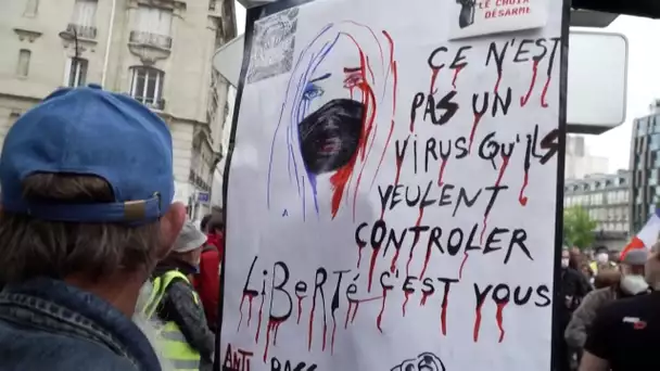 Covid-19 : des dizaines de milliers de manifestants en France contre le pass sanitaire