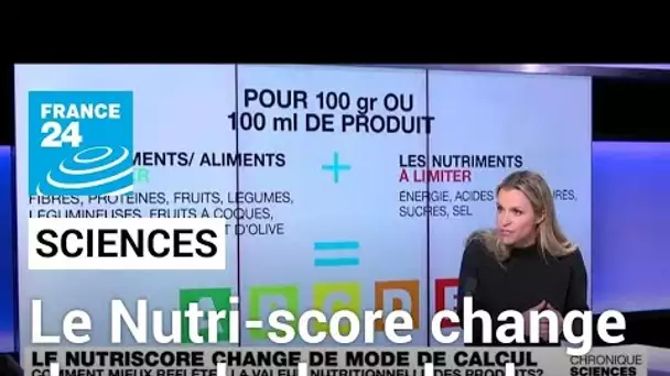 Nutriscore : l'algorithme change pour refléter la valeur nutritionnelle des produits • FRANCE 24