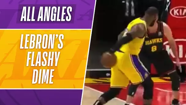 All-Angles: Lebron Goes Around the World on the Dime!