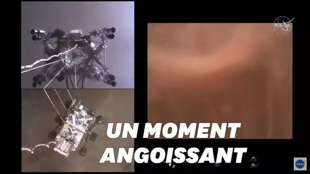 La NASA publie la première vidéo de l’atterrissage du rover Perseverance sur Mars