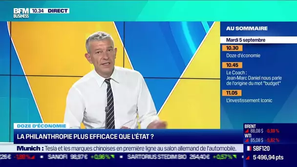 Doze d'économie : La philanthropie plus efficace que l'État ? - 05/09