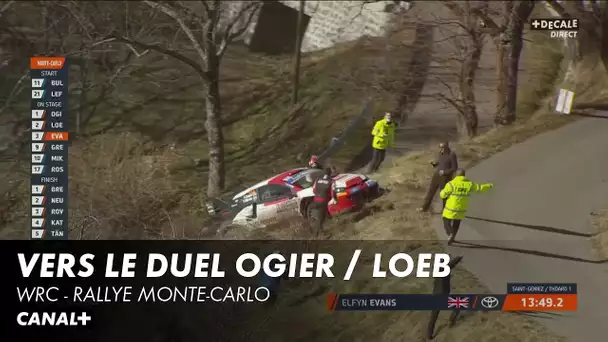 Elfyn Evans part à la faute et perd très gros ! - Rallye Monte-Carlo WRC